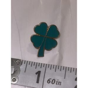 Green 4 Leaf Clover Pin Brooch